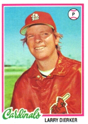 1978 Topps Baseball Cards      195     Larry Dierker